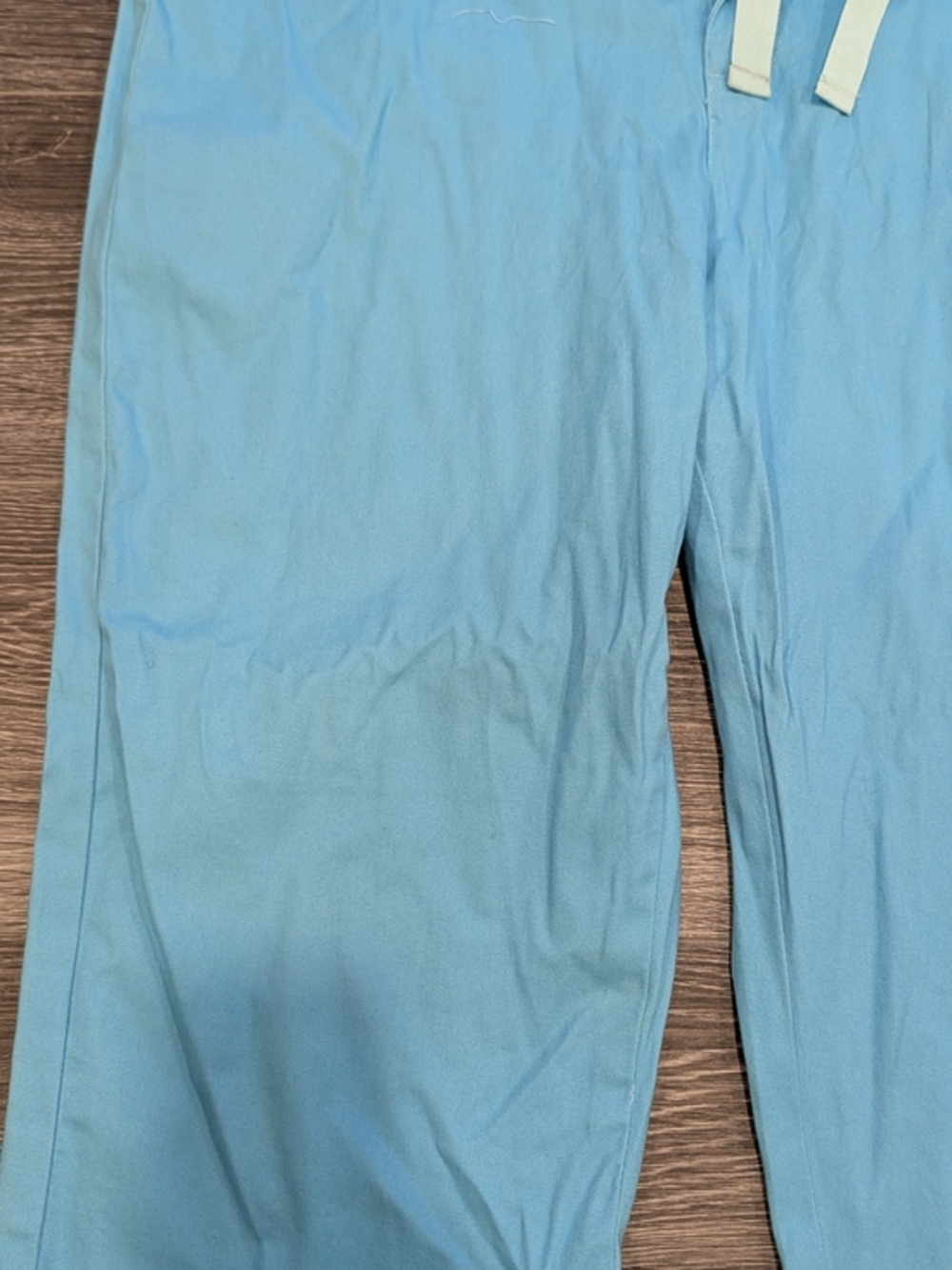 Basic Editions Light Blue Drawstring Chinos - Picture 8 of 8